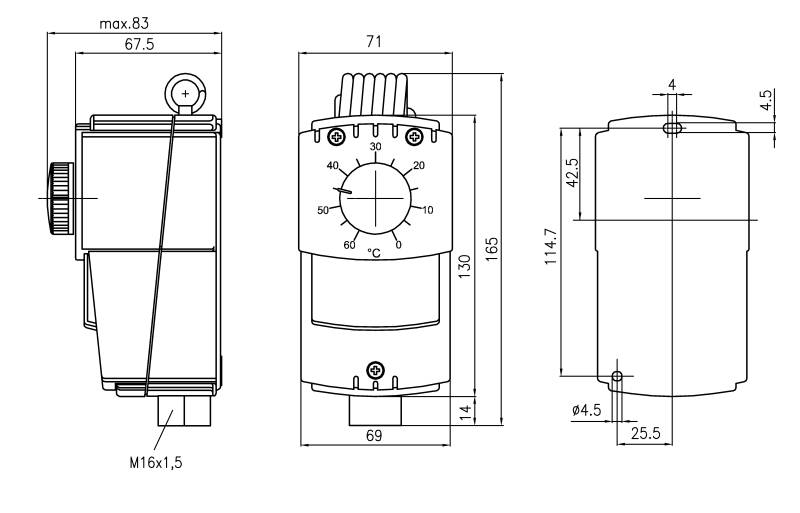 Alre-it Industrieraumthermostat JET-120RF-4