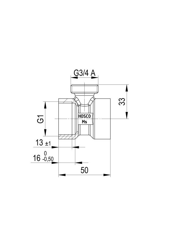 Alre-it T-Stück T-Stück 1"-4