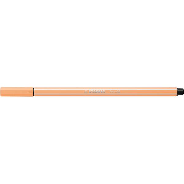 Stabilo 4006381578578  Stabilo -  Pen 68, premium viltstift, pastel oranje, per stuk