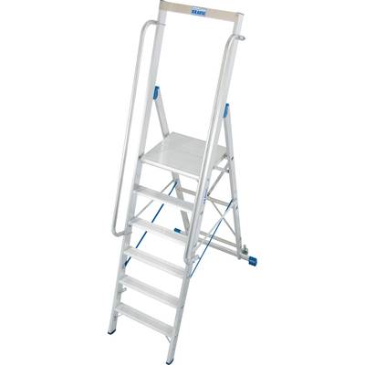 Krause  127761 Aluminium Ladder  Werkhoogte (max.): 3.40 m Zilver DIN EN 131 18.5 kg