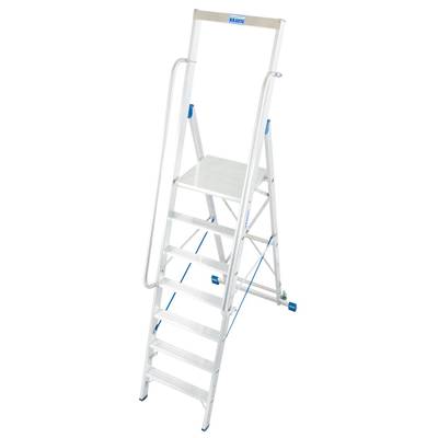 Krause  127778 Aluminium Ladder  Werkhoogte (max.): 3.65 m Zilver DIN EN 131 20 kg
