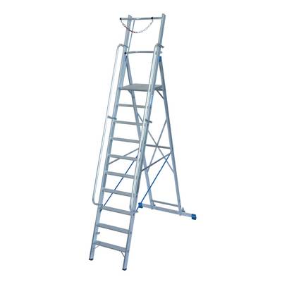 Krause Stabilo® Professional 127549 Aluminium Ladder  Werkhoogte (max.): 4.35 m Zilver  25 kg