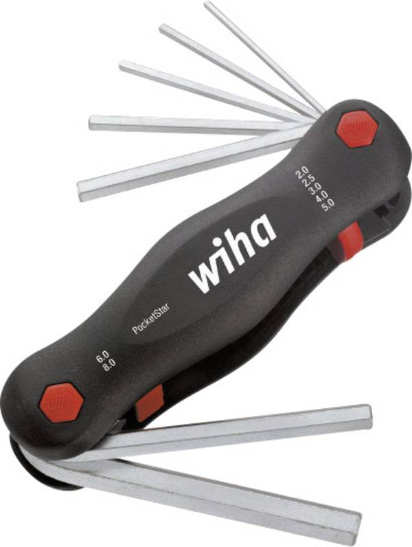 Wiha Inbus Haakse schroevendraaierset 2 mm, 2.5 mm, 3 mm, 4 mm, 5 mm, 6 mm, 8 mm 7-delig