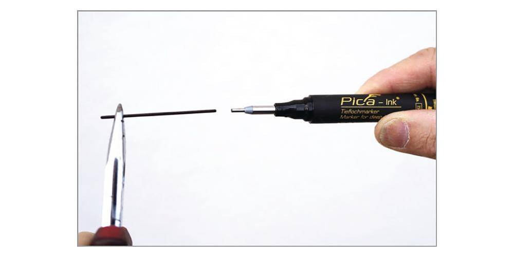 Dieptemarkeerstift Pica Zwart-2