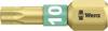 Wera 05 066100 001 867/1 BDC TX10X25 TX-bit Aandrijving: 1/4" (6,3 mm) Uitvoering: TX TX 10 25 mm