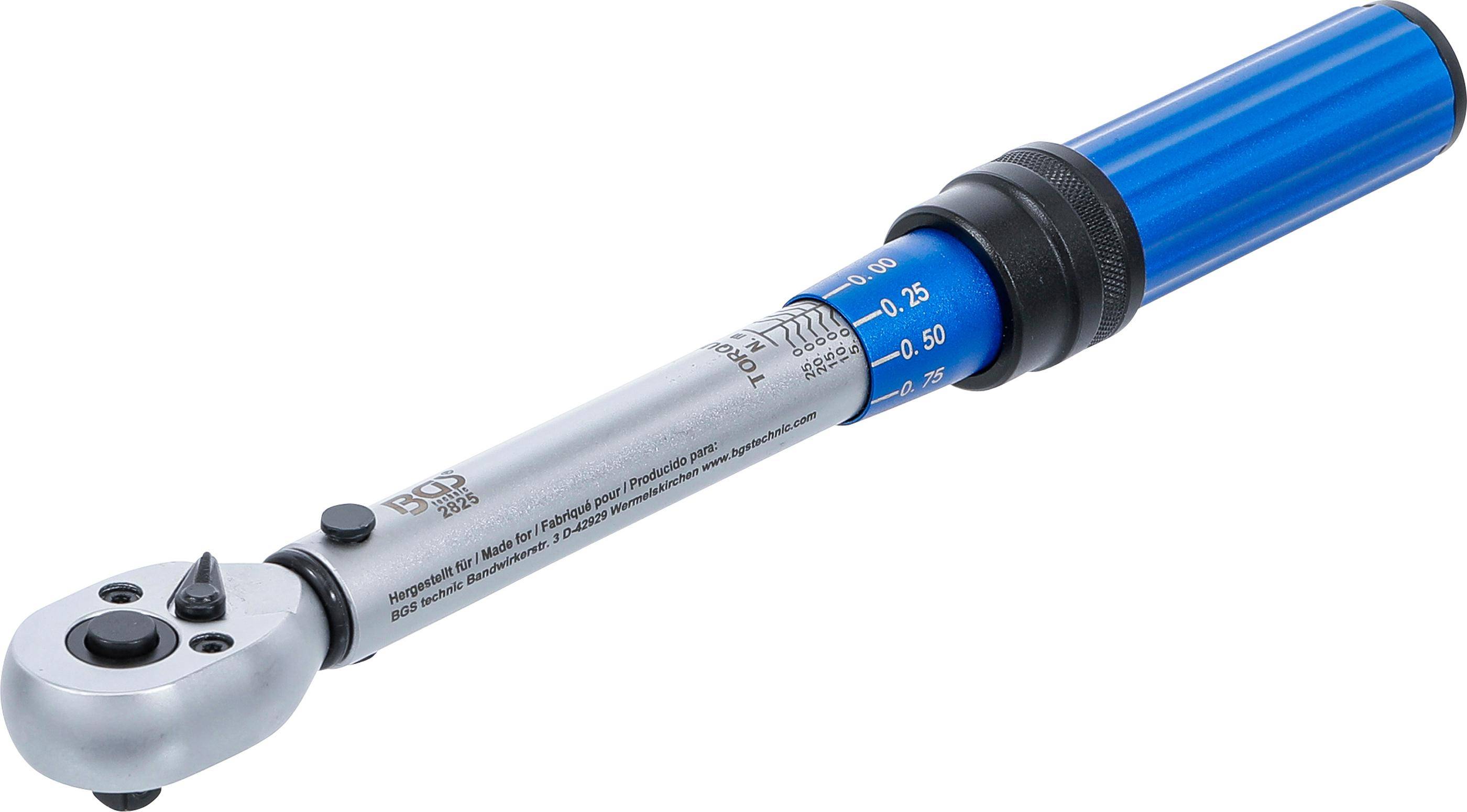 BGS Momentsleutel 1/4" 5 - 25 Nm-0