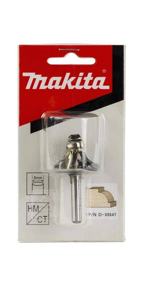 Makita Kwartrondfrees Met Kogellager R8 S6 - D-09547-1