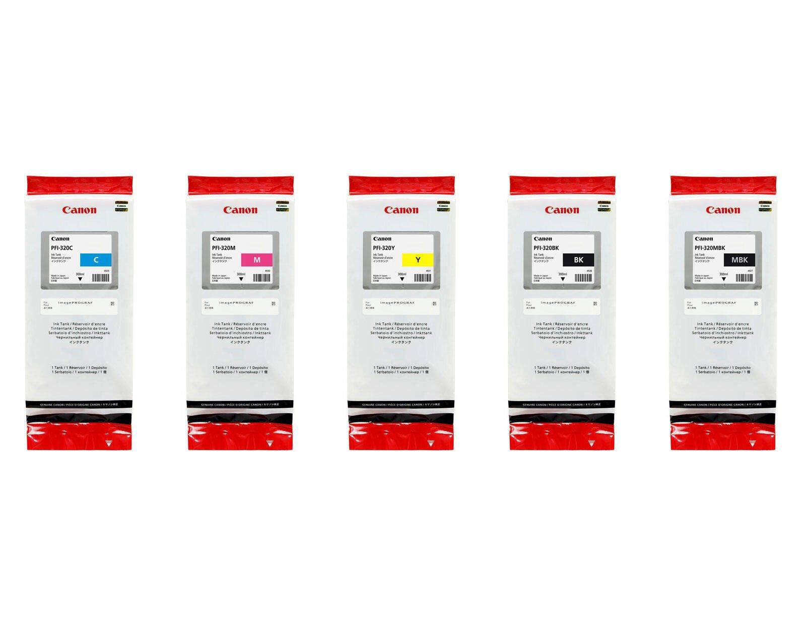 Canon Original PFI-320 Druckerpatronen - 5er Multipack-0