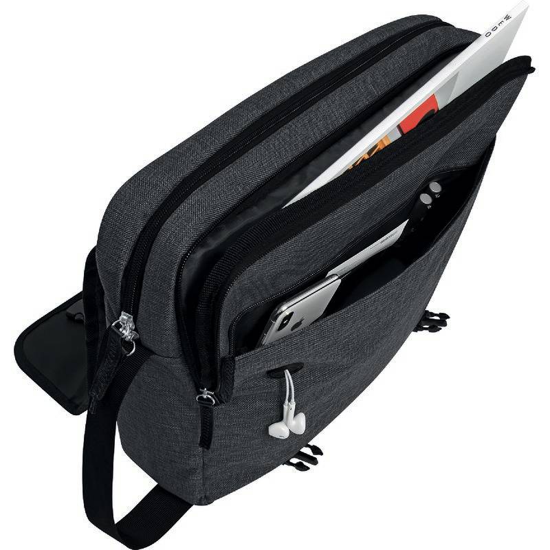 Wedo College grijze polyester schoudertas voor jongens/meisjes-1