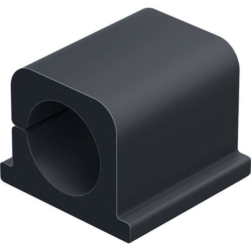 Duurzame Cavoline Clip Pro 2 bureau kabelhouder zwart-0