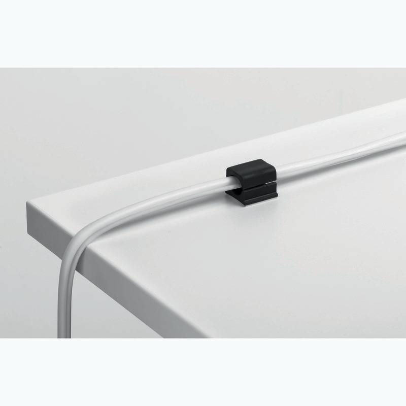 Duurzame Cavoline Clip Pro 2 bureau kabelhouder zwart-1