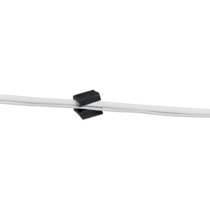 Duurzame Cavoline Clip Pro 2 bureau kabelhouder zwart-2