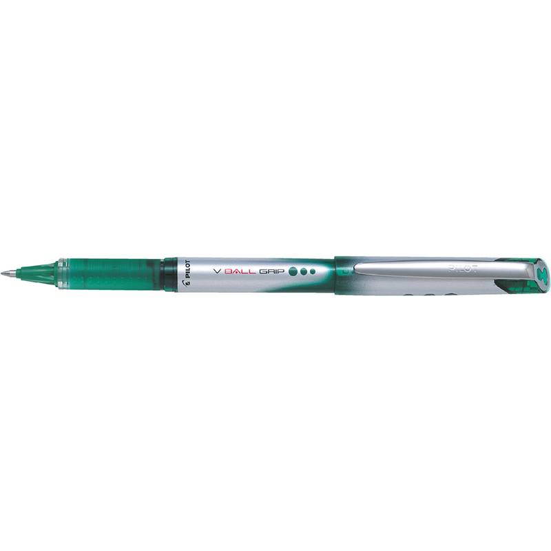 Pilot 4902505322938 Pilot - roller V-BALL Grip, medium punt 0,7 mm, groen-0