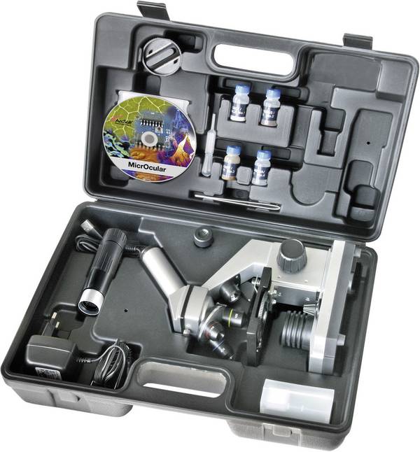 Bresser Optik 8855000 Kindermicroscoop Monoculair 40 x Opvallend licht, Doorvallend licht