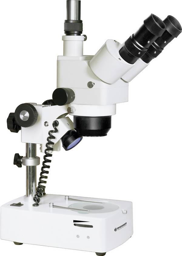 Bresser Optik 5804000 Advance ICD Stereomicroscoop Trinoculair 160 x Opvallend licht, Doorvallend licht