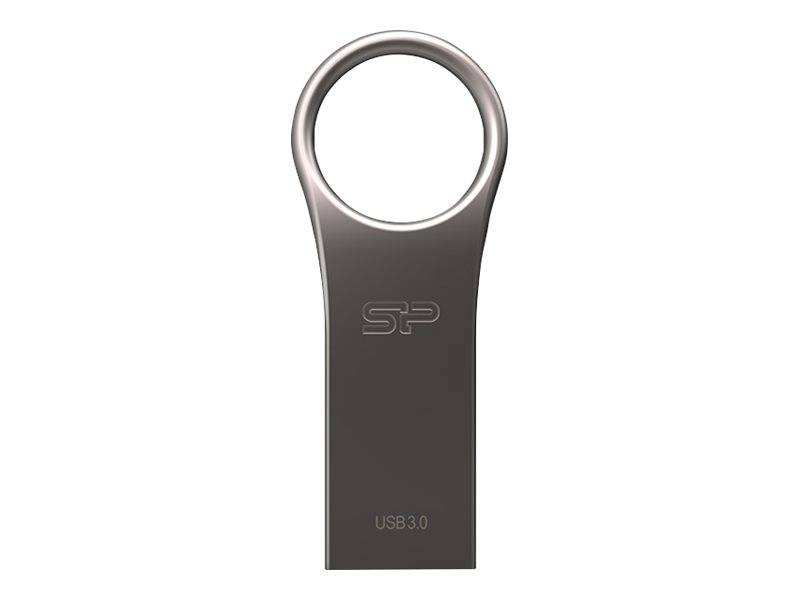 USB-stick 128GB Silicon Power USB3.0 J80 Zilver/Zink Alu-0