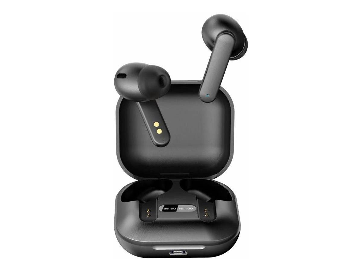 gembird Bluetooth in-ear stereohoofdtelefoon zwart-1