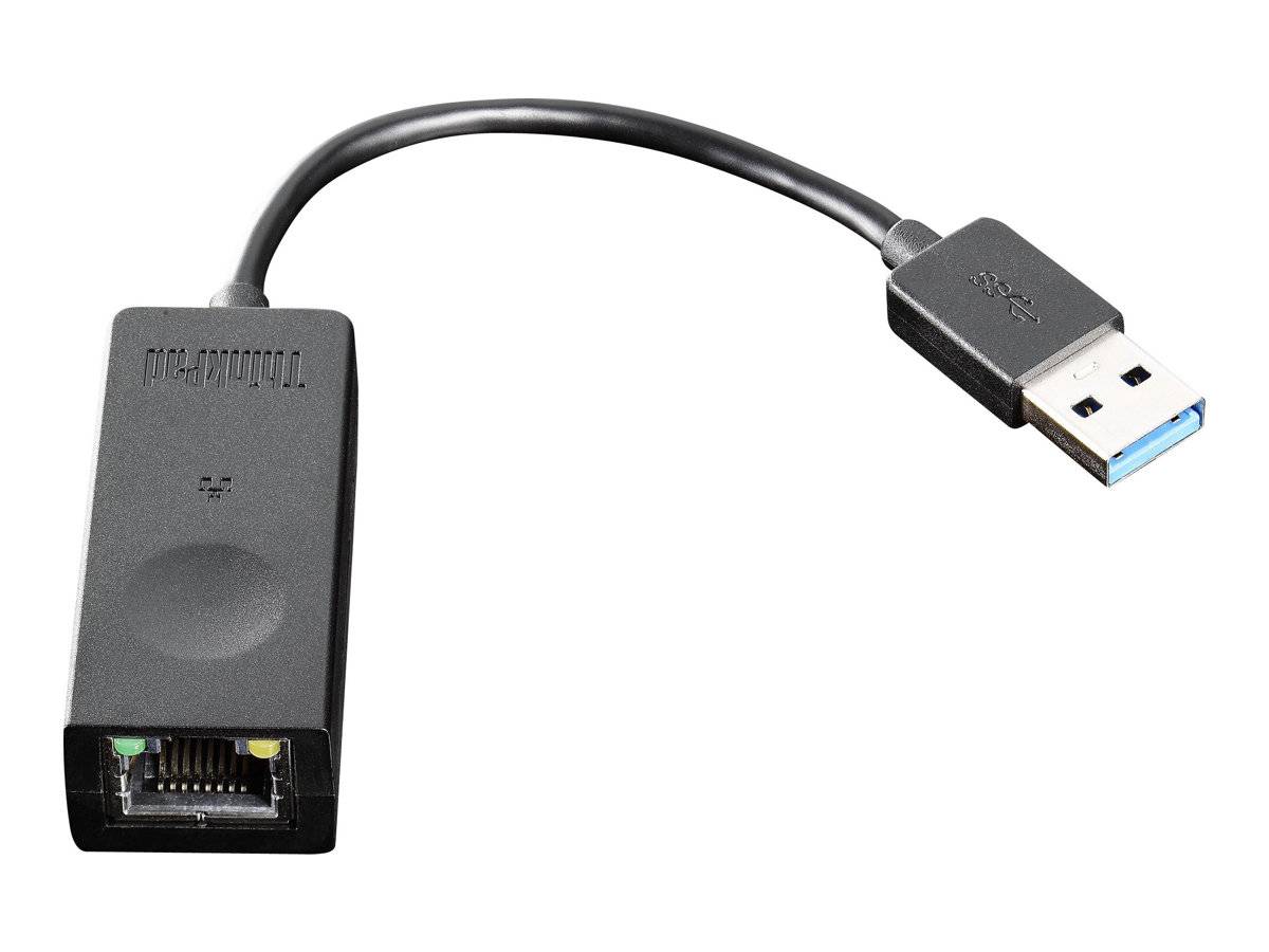 Lenovo USB 3.0 Ethernet-adapter - Zwart-0