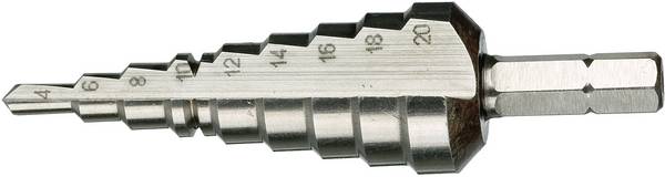 Wera 05104672001 843 HSS Getrapte boor Gezamenlijke lengte 20 mm Cilinderschacht 1 stuk(s)