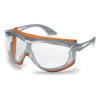 uvex skyguard NT 9175275 Veiligheidsbril Incl. UV-bescherming Grijs, Oranje EN 166, EN 170 DIN 166, DIN 170-1