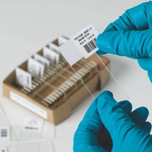 Brady zwarte op witte polypropyleen tape voor BMP21-PLUS; BMP21-LAB; BMP21; IDPAL; LABPAL 9,53 mm x 6,40 m-2