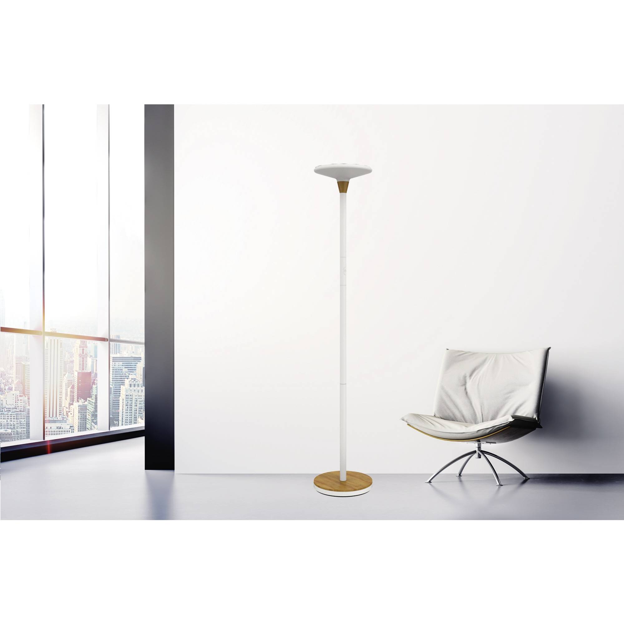 Unilux BALY BAMBOO LED plafondschijnwerper wit-bamboe, dimbaar-2
