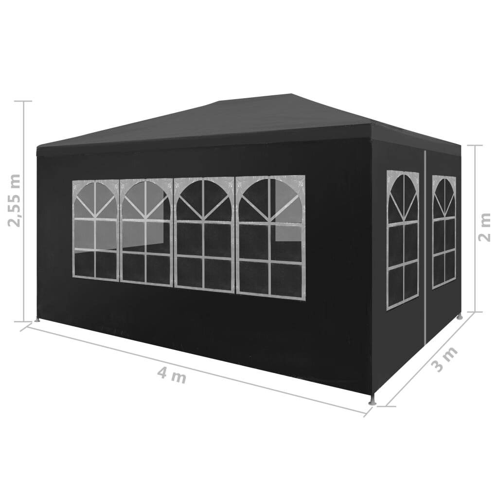 Symboolafbeelding voor vidaXL - Partytent - 3x4 - m - antraciet