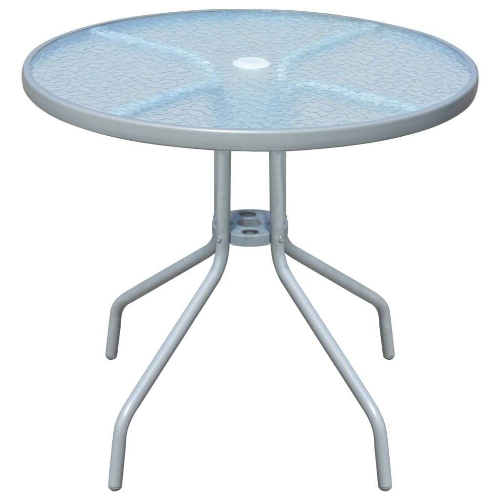 vidaXL - 5-delige - Tuinset - staal - zwart-2