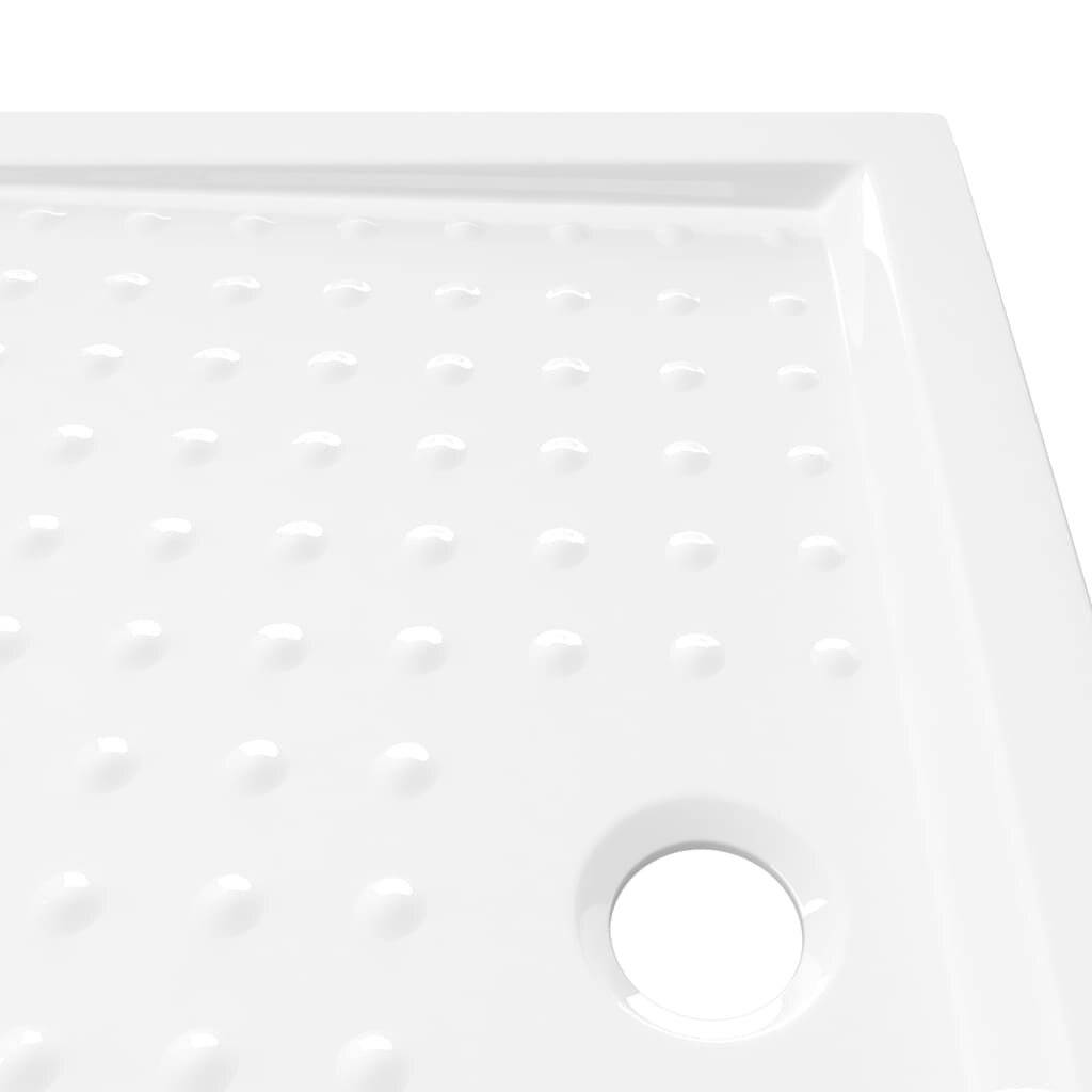 vidaXL - Douchebak - met - noppen - 90x70x4 - cm - ABS - wit-5