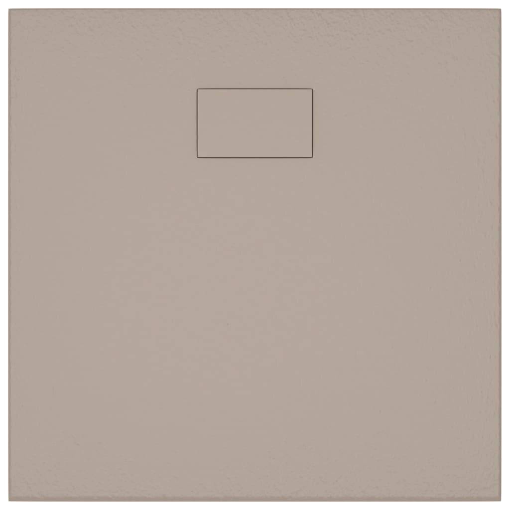 Vidaxl douchebak 80x80 cm smc bruin 87202861913548720286191354-5
