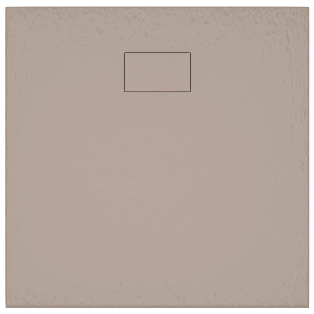 Vidaxl douchebak 90x80 cm smc bruin 87202861913788720286191378-5