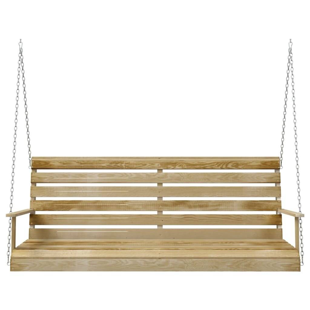 vidaXL - Schommelbank - 155x65x60 - cm - geïmpregneerd - grenenhout-2