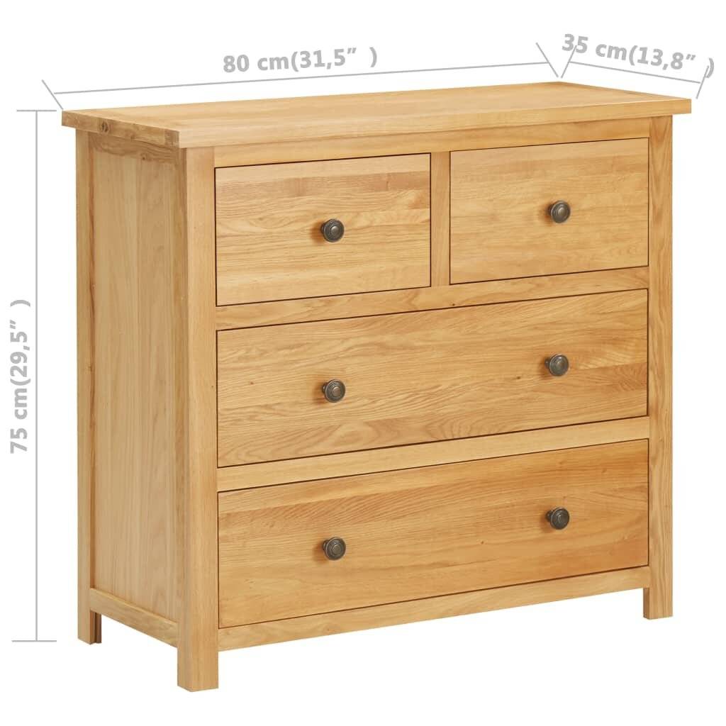 vidaXL-Ladekast-80x33,5x75-cm-massief-eikenhout-5
