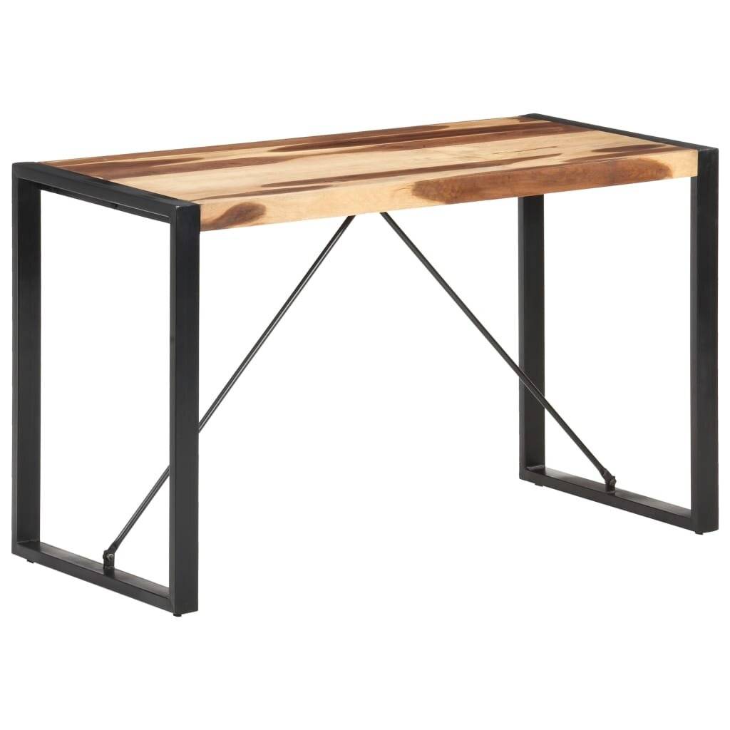 vidaXL - Eettafel - 120x60x75 - cm - massief - hout-6
