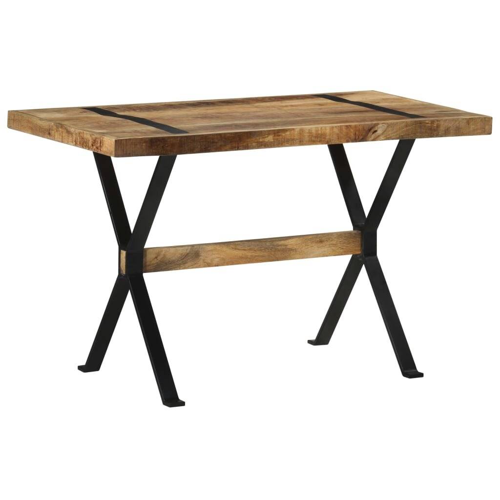 Symboolafbeelding voor vidaXL - Eettafel - 120x60x76 - cm - ruw - mangohout
