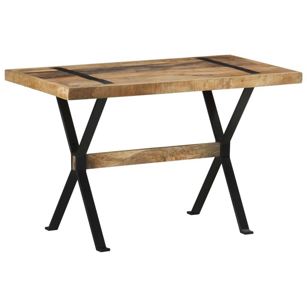 Symboolafbeelding voor vidaXL - Eettafel - 120x60x76 - cm - ruw - mangohout