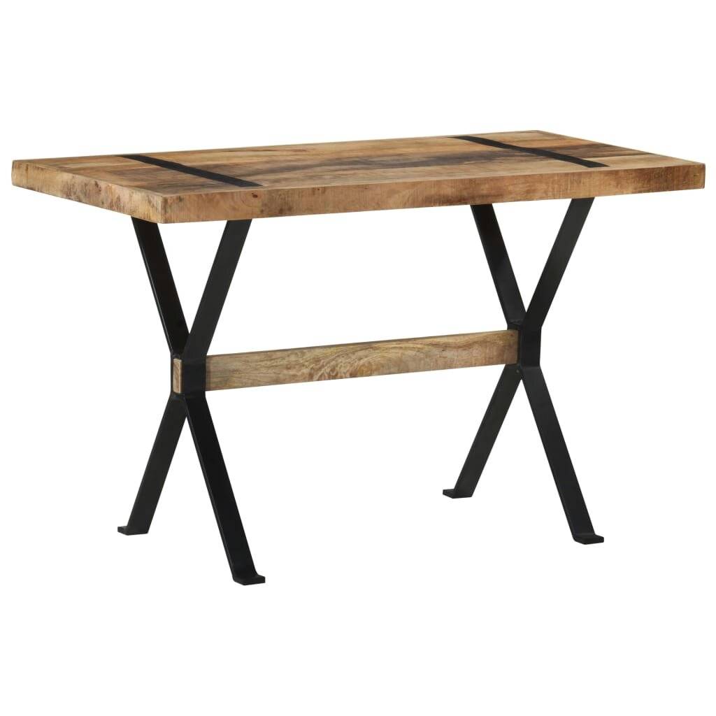 Symboolafbeelding voor vidaXL - Eettafel - 120x60x76 - cm - ruw - mangohout