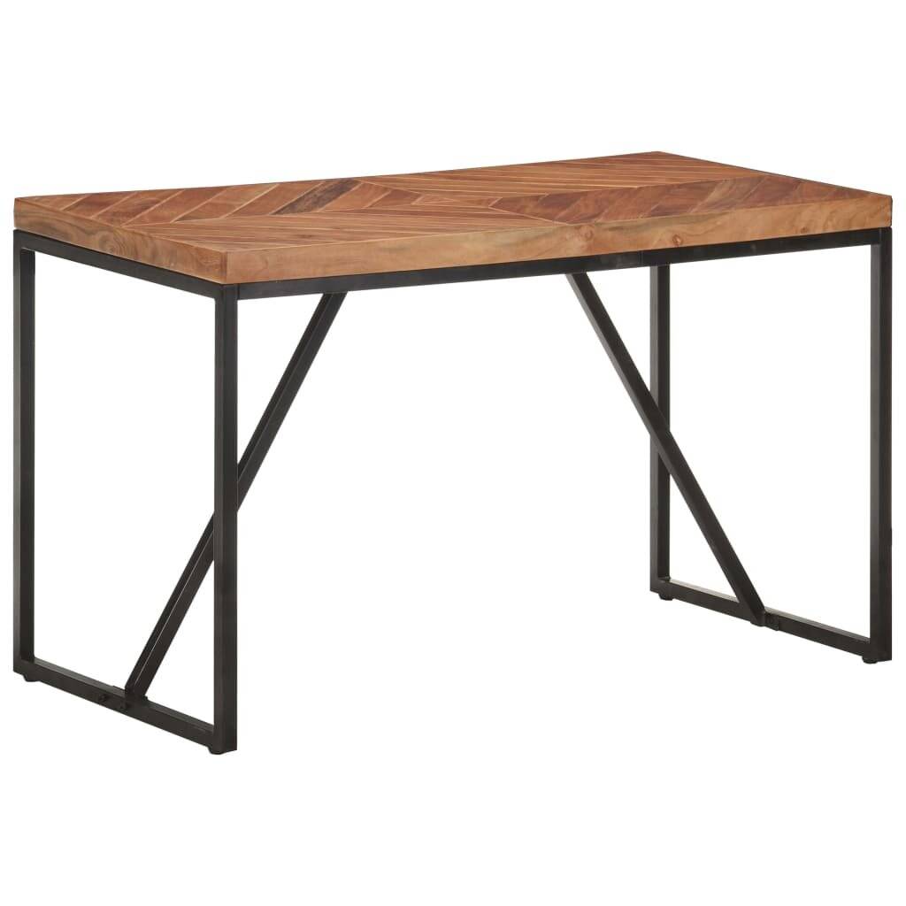 Symboolafbeelding voor vidaXL - Eettafel - 120x60x76 - cm - massief - acaciahout - en - mangohout