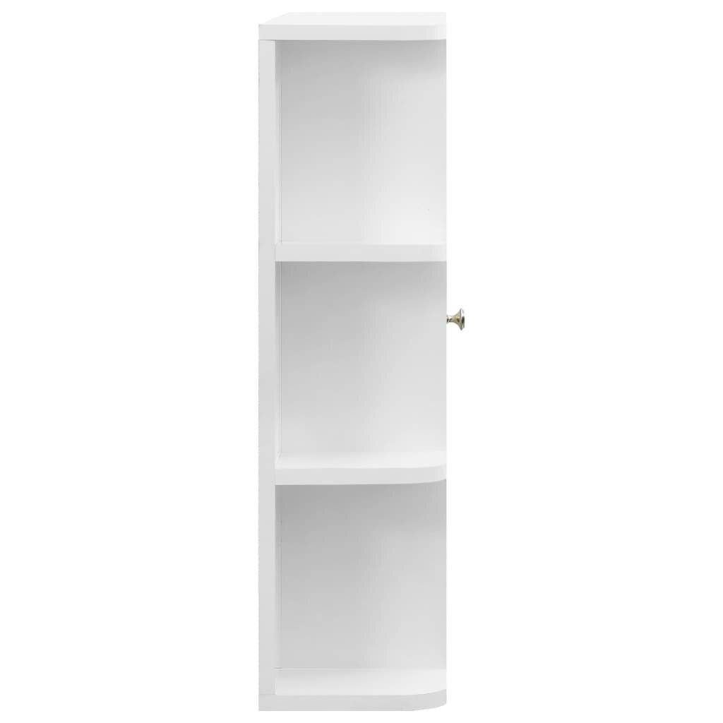 vidaXL - Badkamerspiegelkast - 66x17x63 - cm - MDF - wit-4