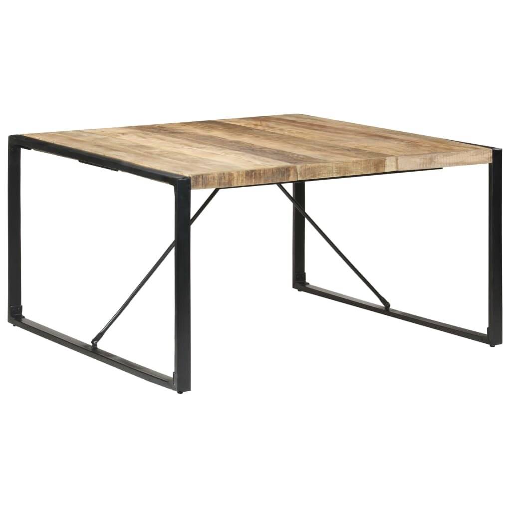 Symboolafbeelding voor vidaXL - Eettafel - 140x140x75 - cm - ruw - mangohout