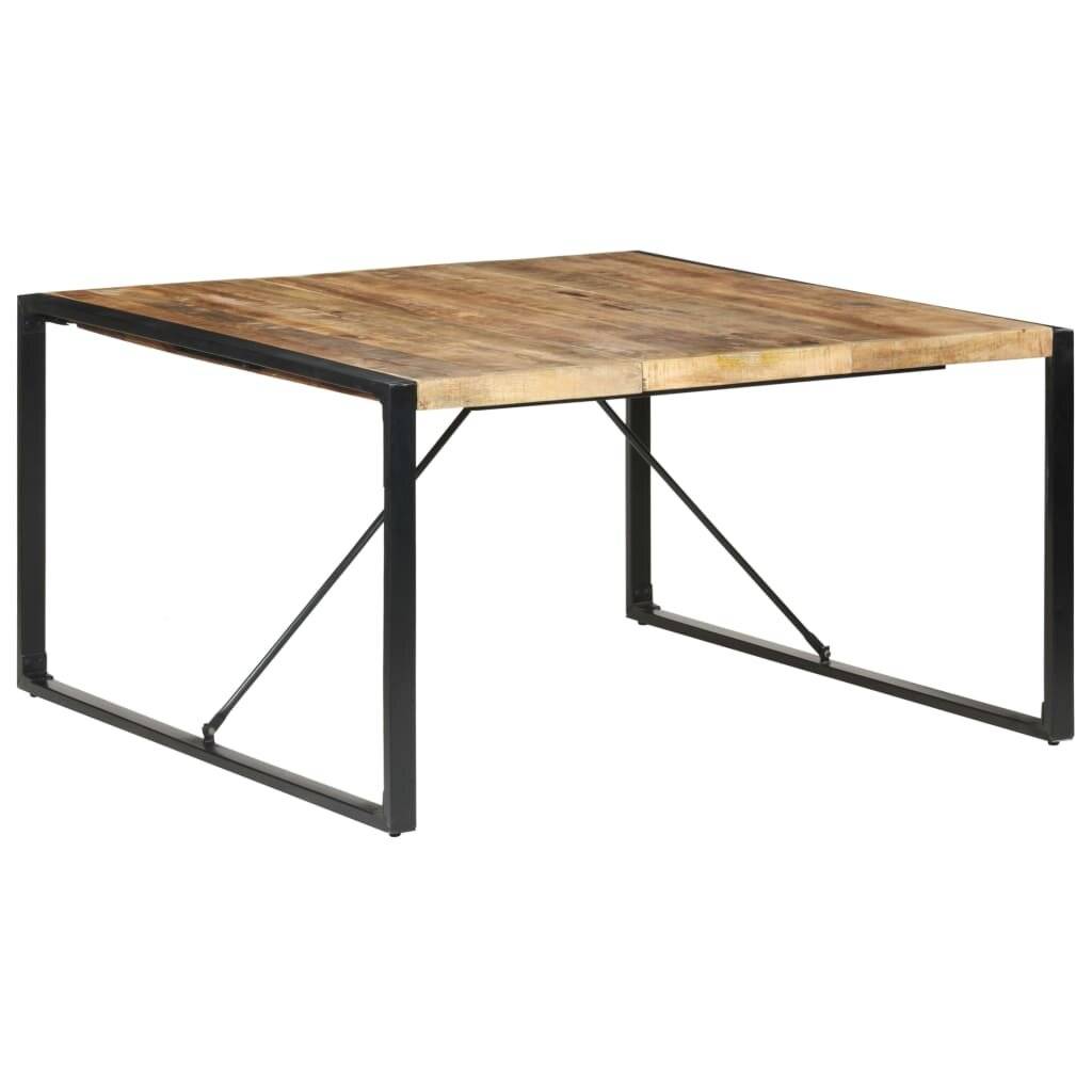 Symboolafbeelding voor vidaXL - Eettafel - 140x140x75 - cm - ruw - mangohout