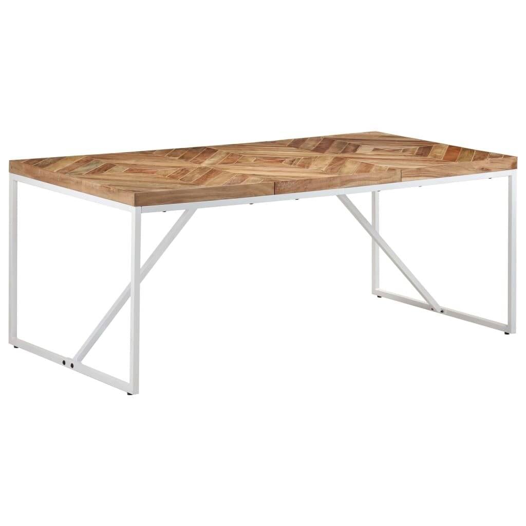 Symboolafbeelding voor vidaXL - Eettafel - 180x90x76 - cm - massief - acaciahout - en - mangohout