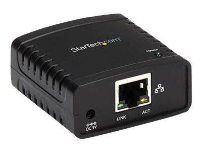 StarTech.com 10/100Mbps Ethernet naar USB 2.0 netwerkprintserver - Windows 10 - LPR - LAN USB-printserveradapter (PM1115-2