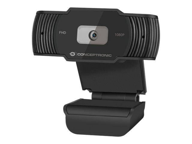 CONCEPTRONIC Webcam AMDIS 1080P Full HD Webcam+Microfoon sw-2