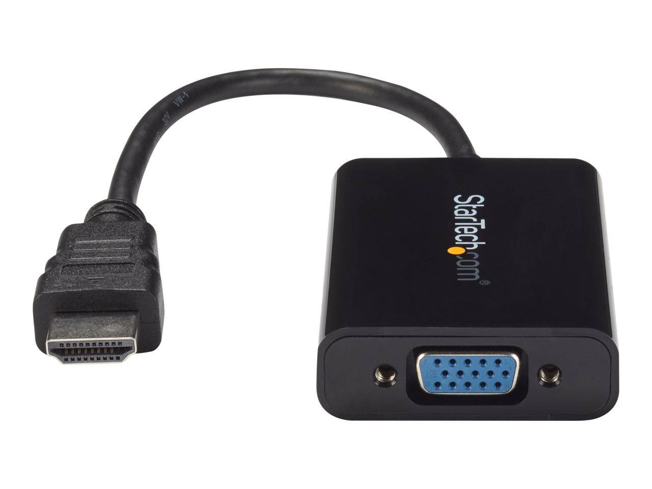 StarTech.com HDMI® naar VGA video adapter / converter met audio voor desktop PC / Laptop / Ultrabook - 1920x1080 - Zwart-2