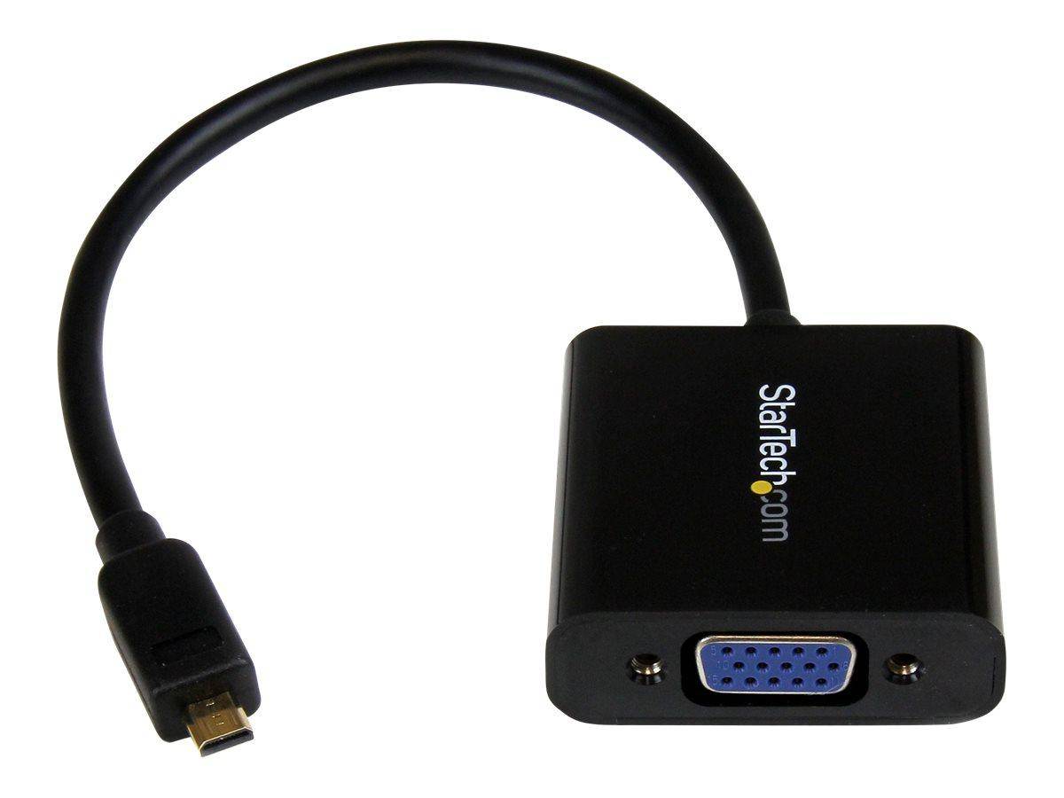 StarTech.com Micro HDMI® naar VGA Adapter Converter voor Smartphones / Ultrabook / Tablet - 1920x1200 - Zwart-1