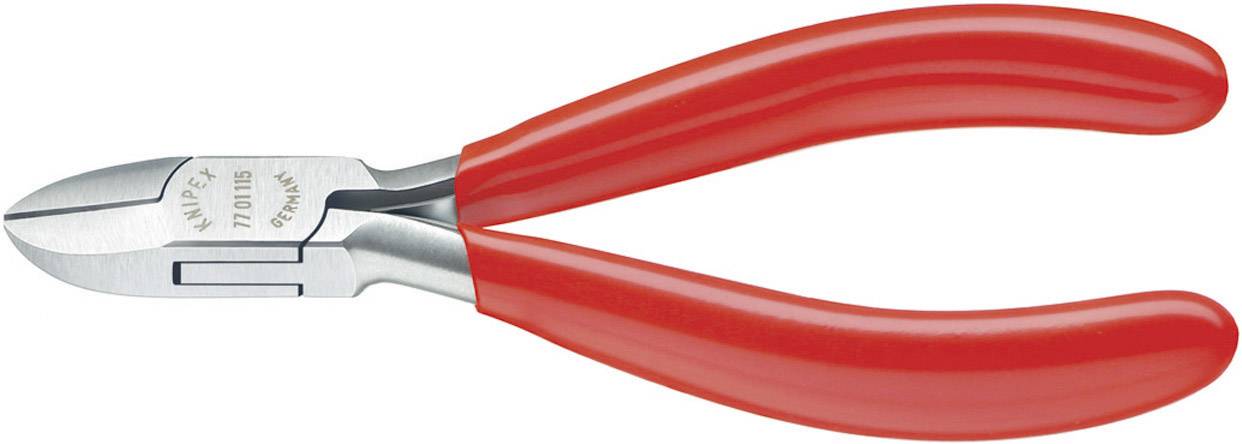 Knipex 77 01 115 Elektronica en fijnmechanica Zijkniptang Met facet 115 mm