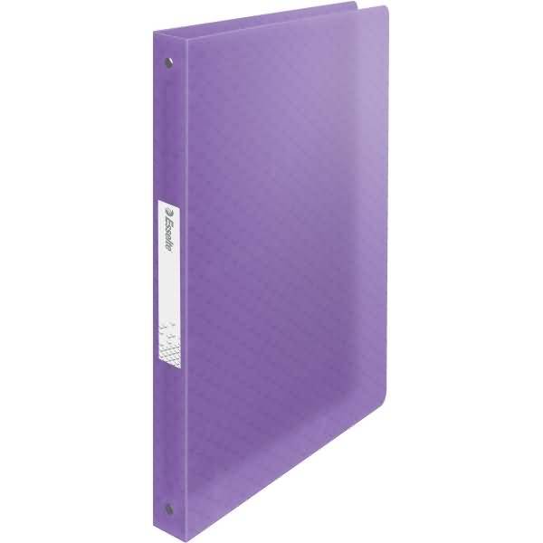 Esselte 4049793075563 Esselte - 628438 ringband A4 Lavendel, Doorschijnend-0