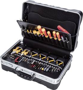 Conrad Bernstein Tools for Electronics Gereedschapskoffer (gevuld) 82-delig Electricien aanbieding