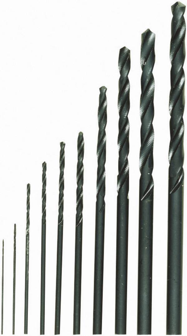 Proxxon Micromot 28 874  HSS  Metaal-spiraalboorset 10-delig 0.3 mm, 0.5 mm, 0.8 mm, 1 mm, 1.2 mm, 1.5 mm, 2 mm, 2.5 mm, 3 mm, 3.2 mm  Rollenwals DIN 338 Cilinderschacht 1 set(s)